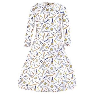 Hudson Baby Long-Sleeve Cotton Jersey Sleeping Bag in Construction Work at Nordstrom