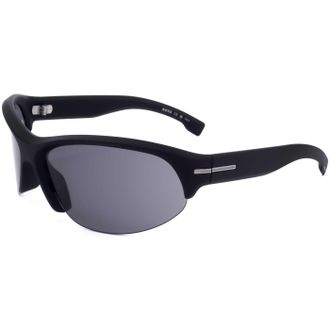 HUGO BOSS Mens 69 mm Grey Sunglasses