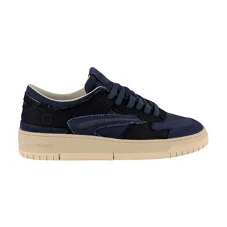 D.A.T.E. Sneakers, male, Blue, Size: 12 US Torneo Fringed