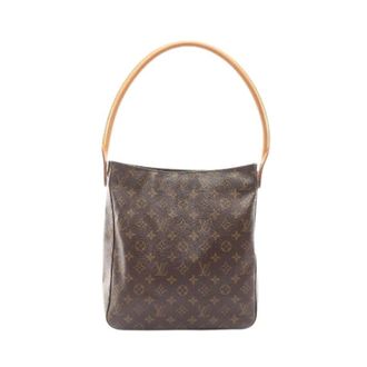 Louis Vuitton Pre-owned Looping GM Monogram Schoudertas - Dames - Pre-owned - Bruin - Maat: ONE Size Leer