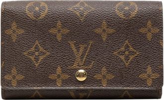 Louis Vuitton Brown Pvc Leather Wallet (Bi-Fold) (Pre-Owned)