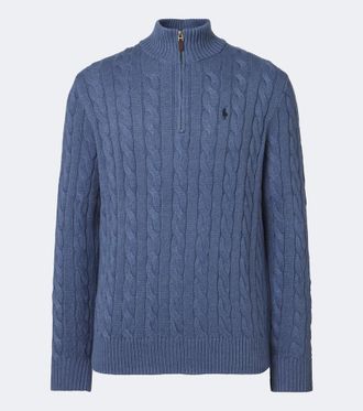 Polo Ralph Lauren Jersey trenzado Pony de algod&oacute;n