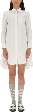 Thom Browne Womens Shirt Dress - White Cotton - Size EU 36 (Womens)