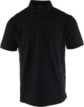 Armani 3D-effect Embossed Jacquard Jersey Polo - Heren - Polos - Blauw - L - Katoen - Tops