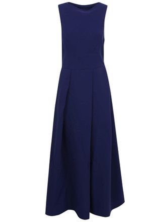 Emporio Armani Sleeveless Maxi Dress With Fitted Bodice
