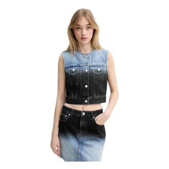 Moschino Mujer, Chaquetas, Azul, Talla: M