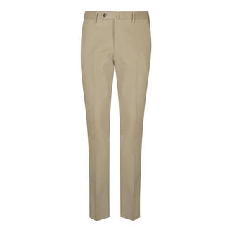 Pantaloni Torino Chinos, male, Beige, 2XL, Slim Flat Front Pant