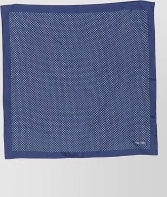 Tom Ford silk pocket square polka dot pattern