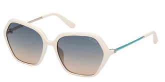 Guess GU00134 21P Womens Sunglasses White Size 55