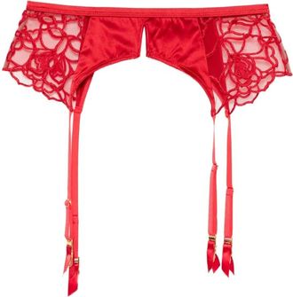 Kiki De Montparnasse Reggicalze Petite Chou - Rosso