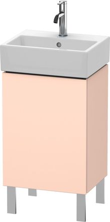 Duravit Duravit L-cube M&oacute;dulo De Lavabo Vertical, 1 Puerta, Con Bisagra A La Derecha, 43,4x34,1 Cm, Para Vero Air 072445, Color: Albaricoque Perla Seda Laca M