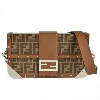 Fendi Pre-owned Cross Body Bags, female, Brown, Size: ONE SIZE Pre-owned Leather fendi-bags