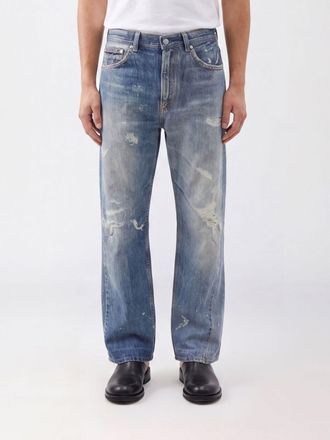 Our Legacy Wide-Leg Denim Jeans with Trompe-lail Design