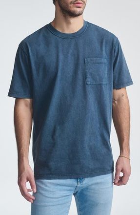 Mavi Relaxed Cotton Pocket T-Shirt in India Ink at Nordstrom, Size Medium