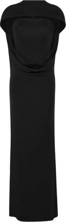 Sportmax Vestido largo - Dresses - Mujer - Negro - M