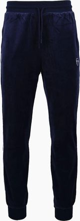 Sergio Tacchini Mens SERGIO TACCHINI TASSO VELOUR TRACK PANT MARITIME BLUE/WHITE - Black - Size: 32/34