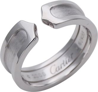 Cartier White Gold White Gold (18K) Band Ring (Pre-Owned)