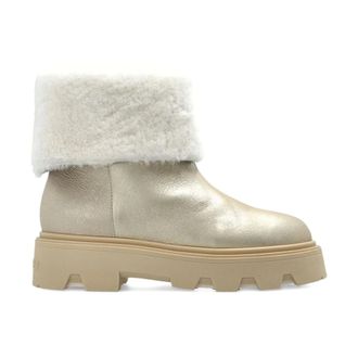 Moncler Winter Boots, female, Gray, 6 UK, Aurea Mid Ankle Boots