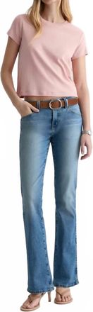 AG - Adriano Goldschmied Angel Low Rise Bootcut Jeans In 15 Years Aviator