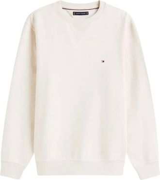 Tommy Hilfiger Sweater met geborduurd logo - Beige