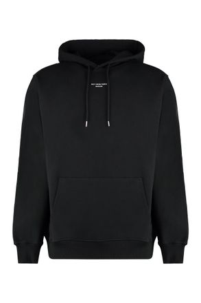 Dr&ocirc;le de Monsieur Black Regular Printed Hoodie