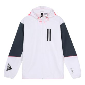 adidas W.N.D. Sports Stylish Hooded Jacket White GF3998