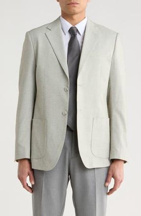 Elie Tahari Slim Fit Plaid Sport Coat in Grey at Nordstrom Rack, Size Xx-Large
