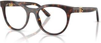Dolce & Gabbana 52mm Phantos optical glasses in Tortoise at Nordstrom