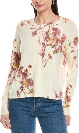 Vince Camuto Electric Bouquets Wool-Blend Sweater