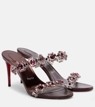 Christian Louboutin Just Jewel embellished sandals
