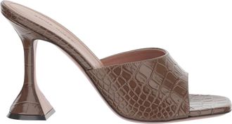 Amina Muaddi Lupita Leather Sandals