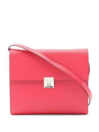 Hermès 2018 Epsom Clic 16 Wallet On Strap crossbody bag - women - Calf Leather - One Size - Pink