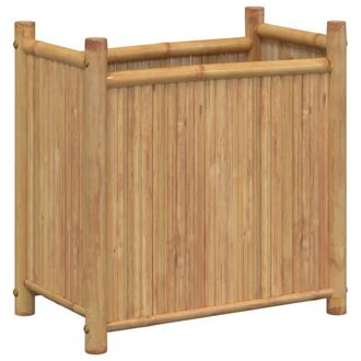 vidaXL Jardinera De Bamb&uacute; 50x30x50 Cm Vidaxl