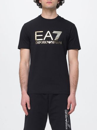 Emporio Armani T-shirt girocollo EA7 in cotone