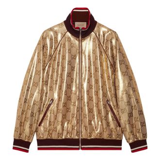 Gucci GG Technical Jersey Zip Jacket Gold 737363-XJFFG-2486