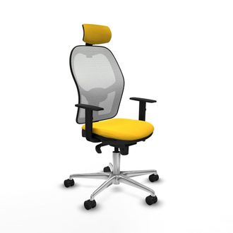 Piqueras y Crespo Piqueras Y Crespo Silla Jorquera Amarillo Ergon&oacute;mica De Oficina