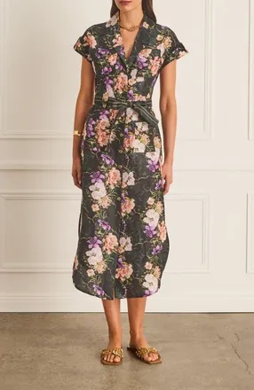 Aqua Blu Australia Button Up Camilla Dress in Black at Nordstrom, Size Xx-Large