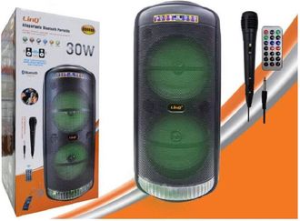 Trade Shop Linq - Altoparlante Speaker Cassa Bluetooth Portatile Kb8808 30w Microfono Telecomando