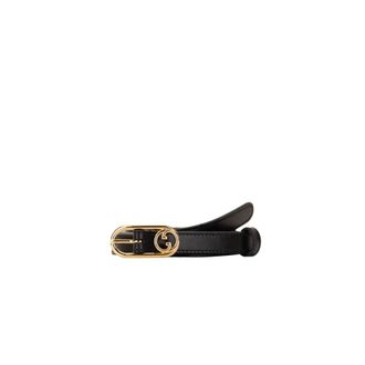 Gucci Leather Belt - female - Gucci - Belts - Black - 115 CM - Accessories