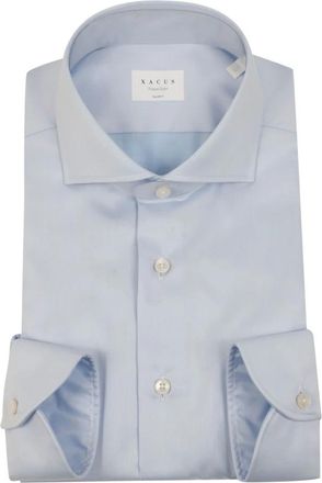 Xacus Stijlvolle overhemden voor mannen - Heren - Zakelijke Overhemden - Blauw - 4XL - Overhemden