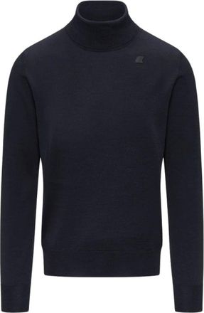 K-Way Truien & Vesten, Heren, Blauw, S, Wol, Henry Merino