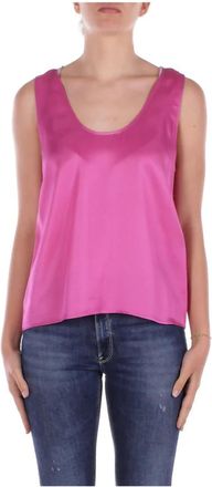 Liu Jo Mujer, Camisetas, Púrpura, Talla: M