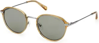 Guess Green Oval Mens Sunglasses GU00068 41N 53
