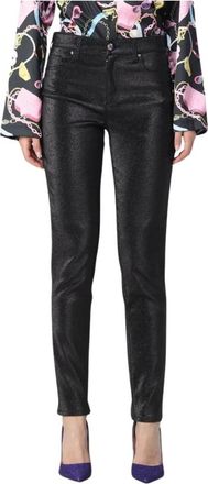 Chiara Ferragni Slim-fit Broeken - Dames - Slim Fit Broeken - Zwart - W26 - Broeken