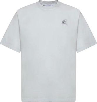 Stone Island Heren, Tops, Blauw, Maat: 2XL Katoen