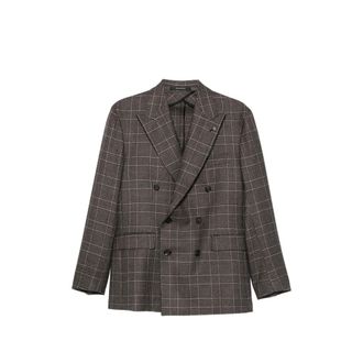 Tagliatore Double-breasted Check Blazer