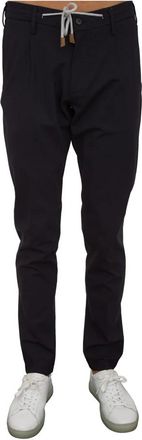 Eleventy Blauwe joggingbroek voor een actieve levensstijl - Heren - Sweatpants - Blauw - W32 - Wol - Broeken