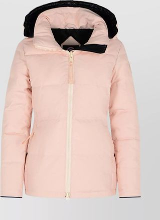 Canada Goose hooded quilted jacket side pockets