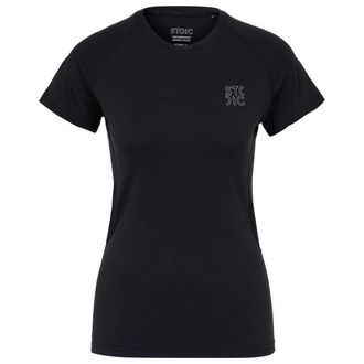 Stoic MerinoMesh150 SadjemSt. S/S Merinoshirt f&uuml;r Damen | schwarz