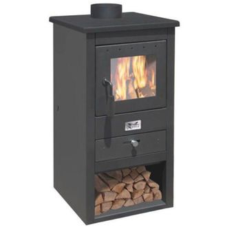 Mille Estufa De Le&ntilde;a Athena 10,7 Kw - 43x41x86h
